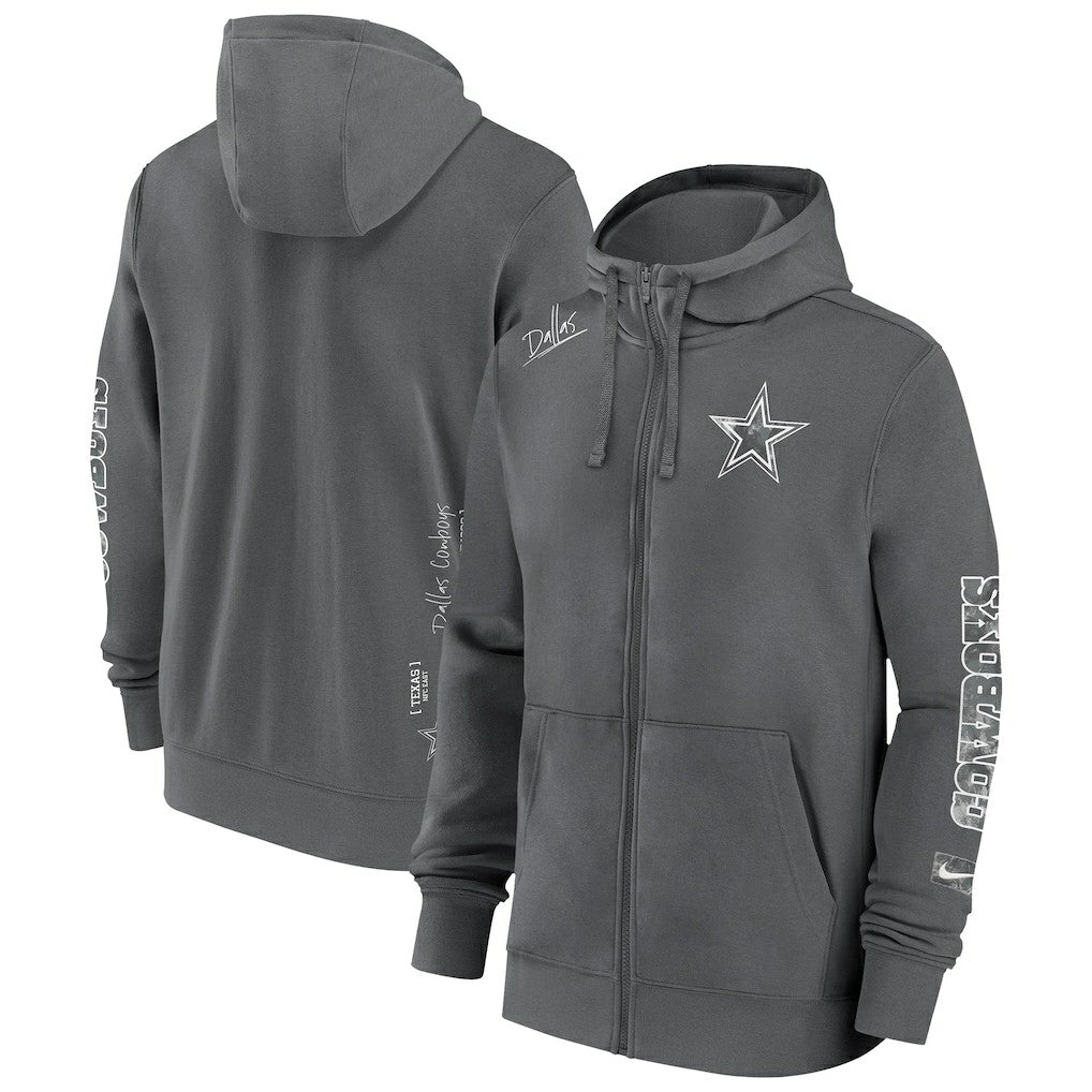 Dallas Cowboys Primetime Club Full-Zip Hoodie | NFL On sale