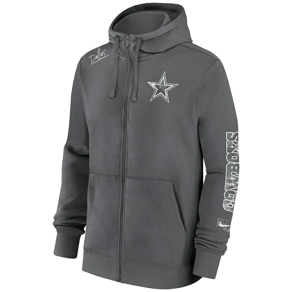 Dallas Cowboys Primetime Club Full-Zip Hoodie | NFL On sale