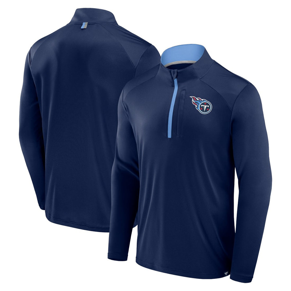 Tennessee Titans Defender Long Sleeve Quarter-Zip Jacket | NFL Outlet