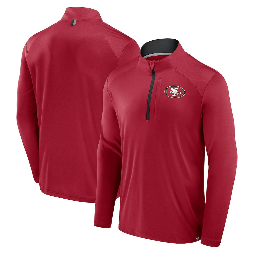 San Francisco 49ers Defender Long Sleeve Quarter-Zip Jacket | NFL On sale