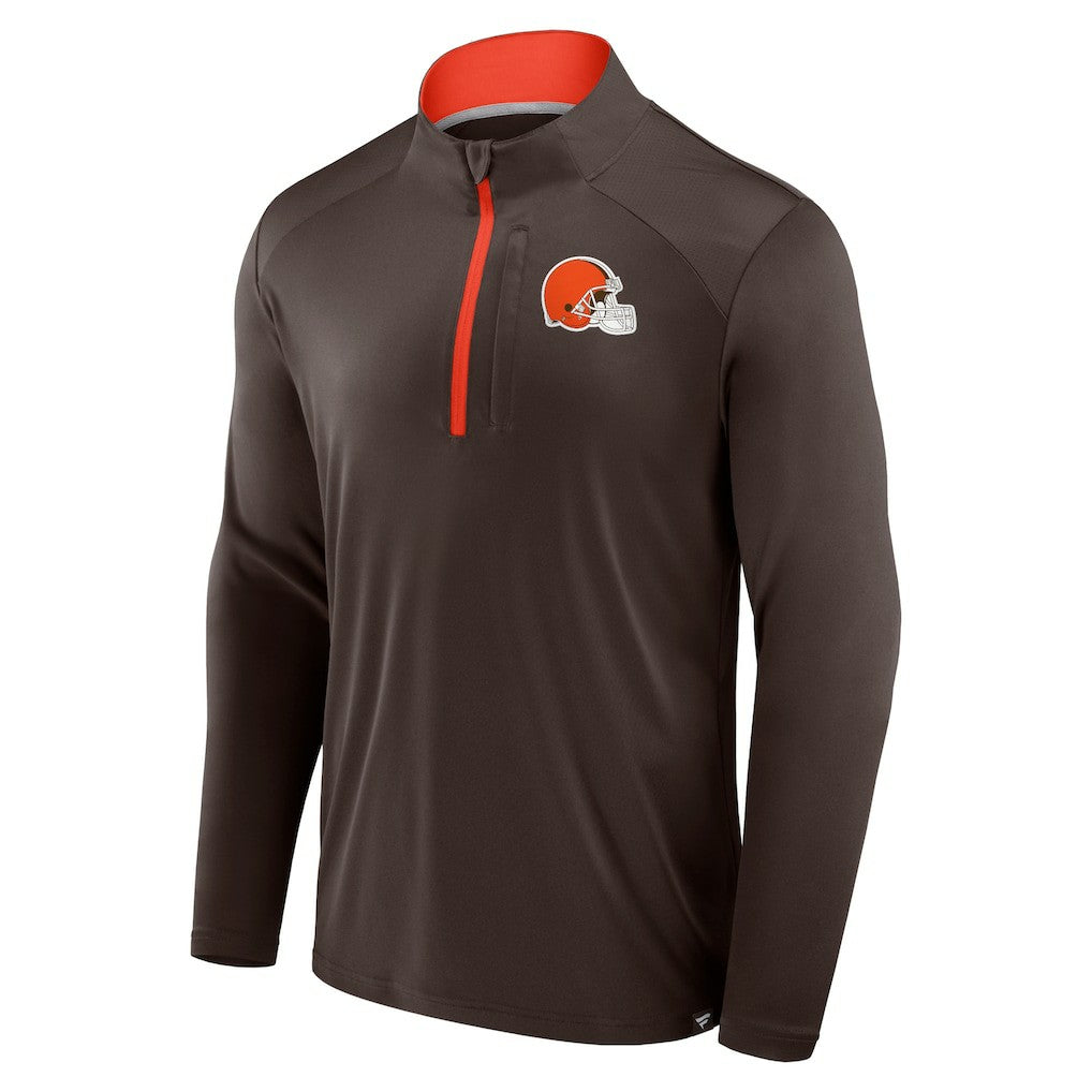 Cleveland Browns Defender Long Sleeve Quarter-Zip Jacket | NFL Discount