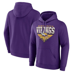 Minnesota Vikings Geometric Chrome Pullover Hoodie | NFL Outlet