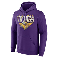 Minnesota Vikings Geometric Chrome Pullover Hoodie | NFL Outlet