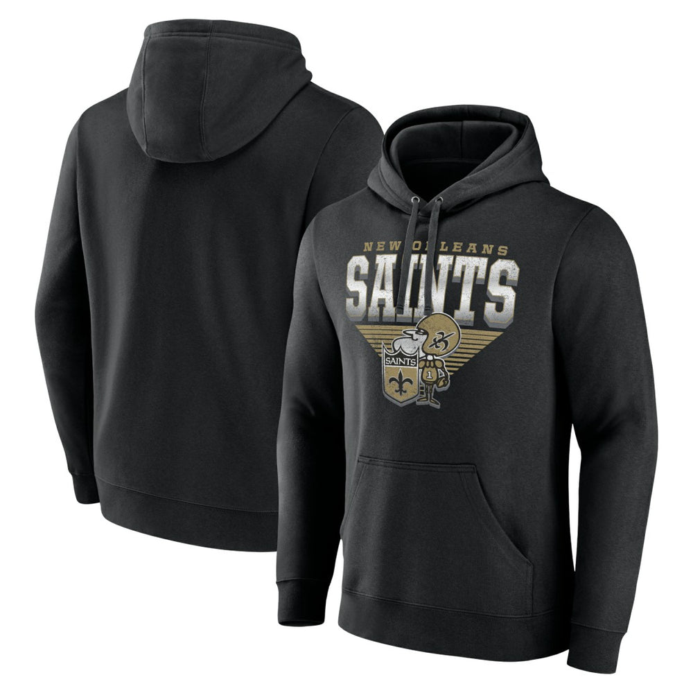 New Orleans Saints Geometric Chrome Pullover Hoodie | NFL US