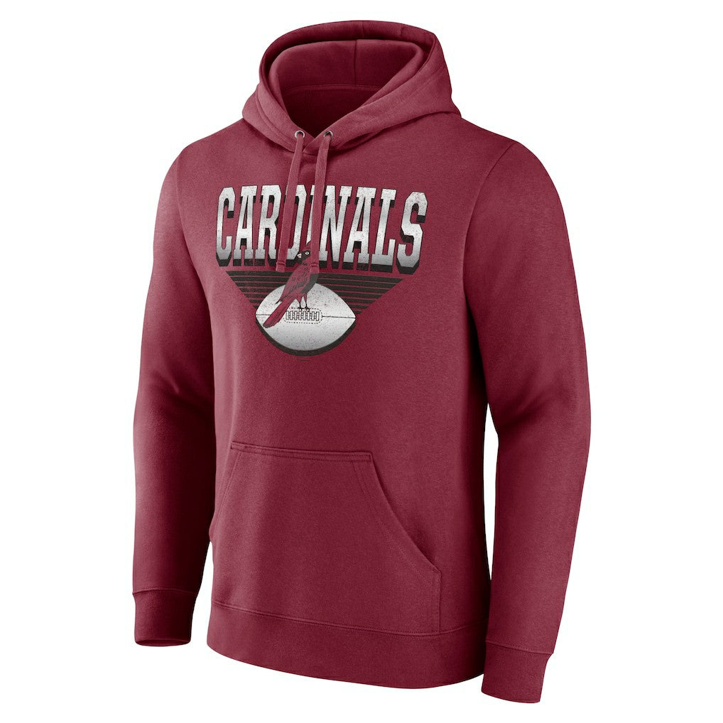 Arizona Cardinals Geometric Chrome Pullover Hoodie | NFL Discount