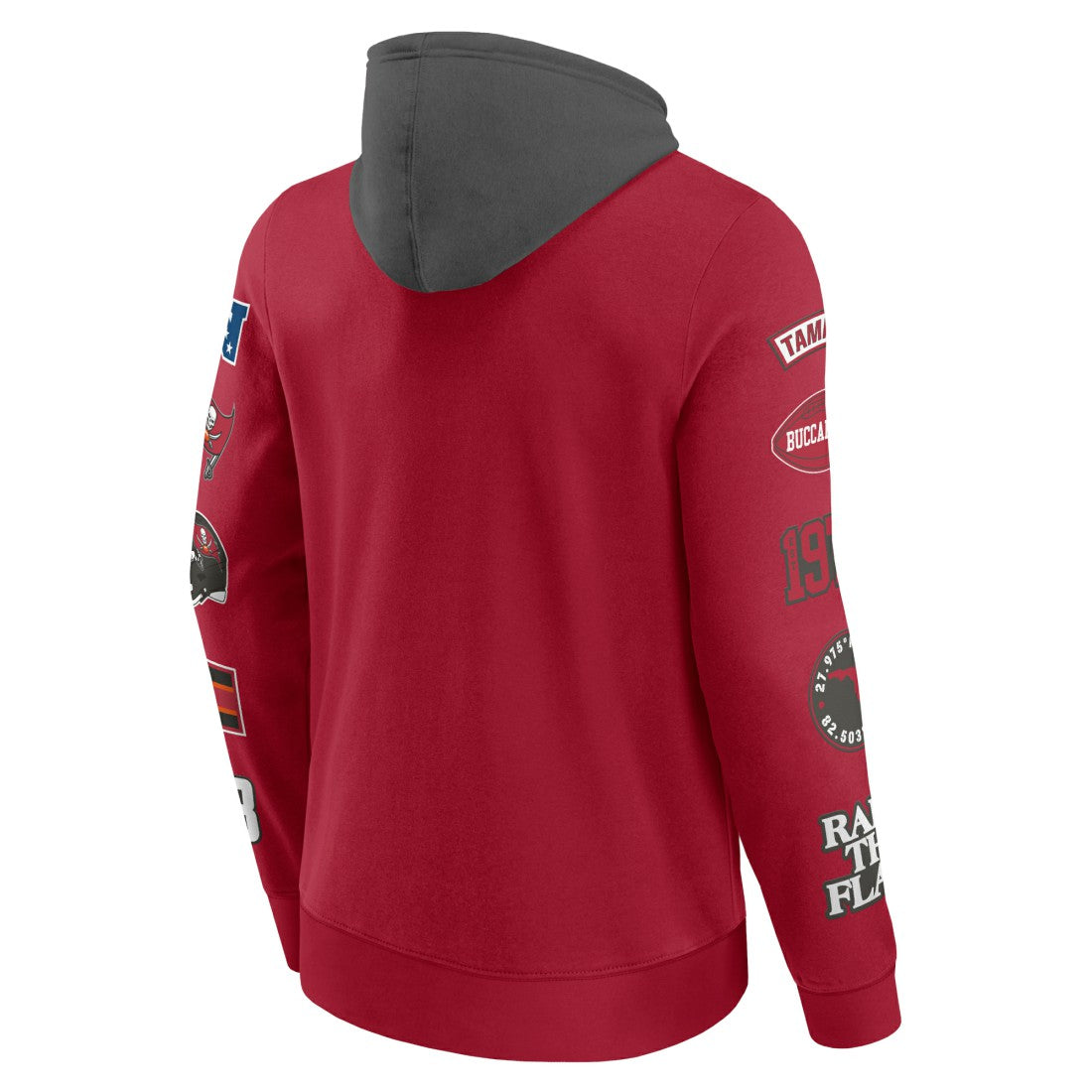 Tampa Bay Buccaneers Patched Out Pullover Hoodie | NFL Hot