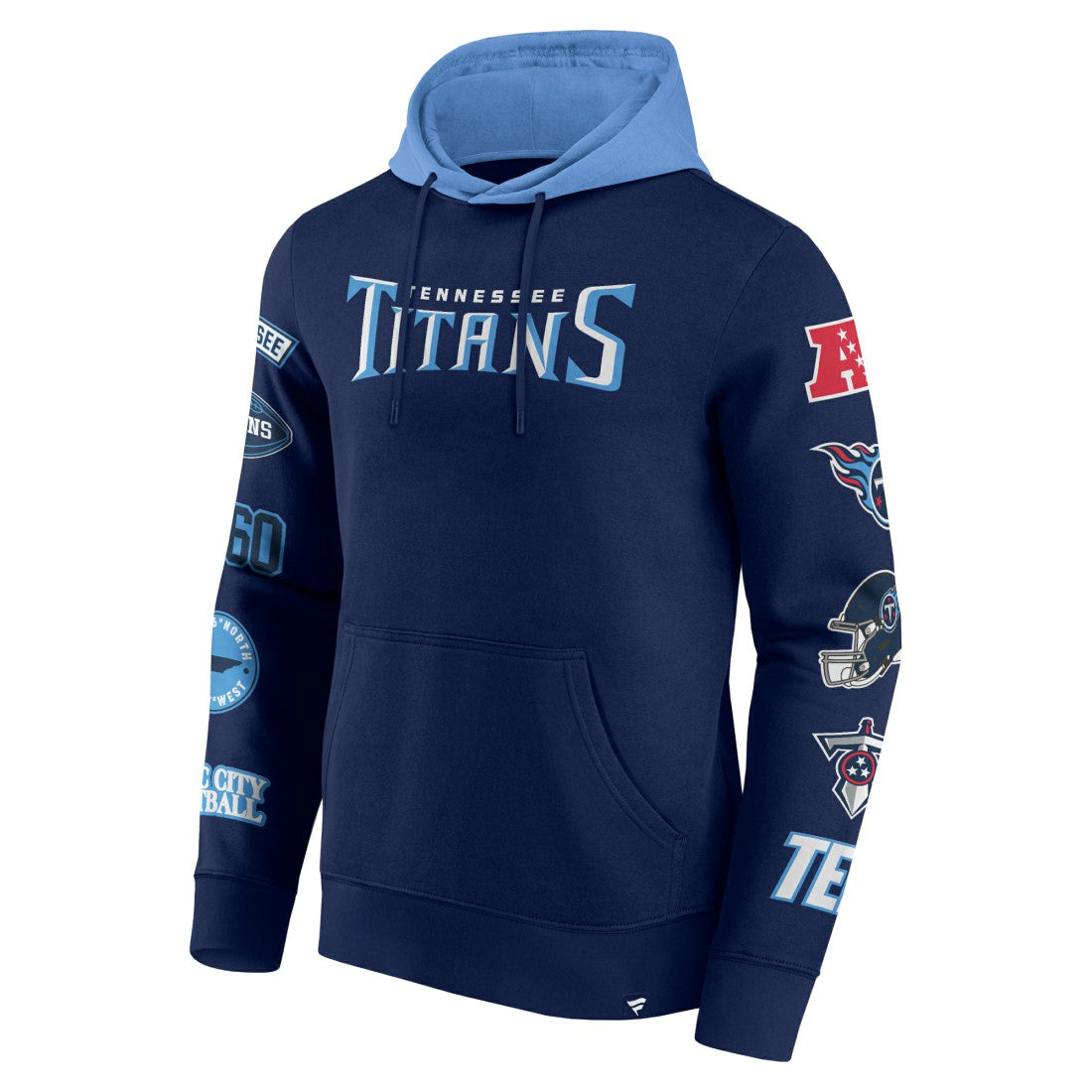 Tennessee Titans Patched Out Pullover Hoodie | NFL Hot