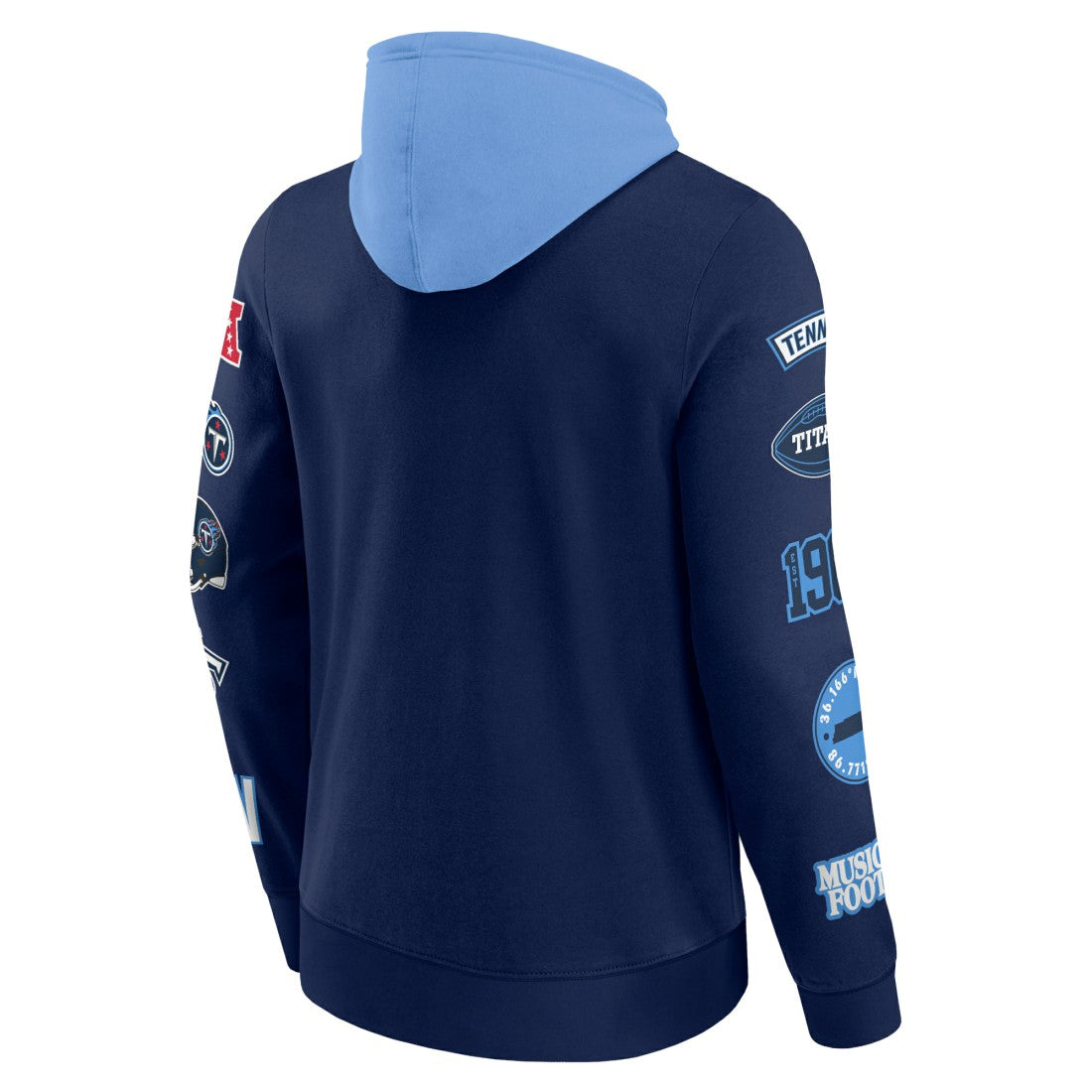 Tennessee Titans Patched Out Pullover Hoodie | NFL Hot