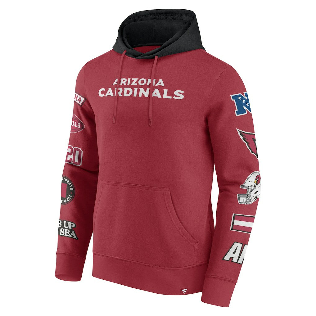 Arizona Cardinals Patched Out Pullover Hoodie | NFL Online