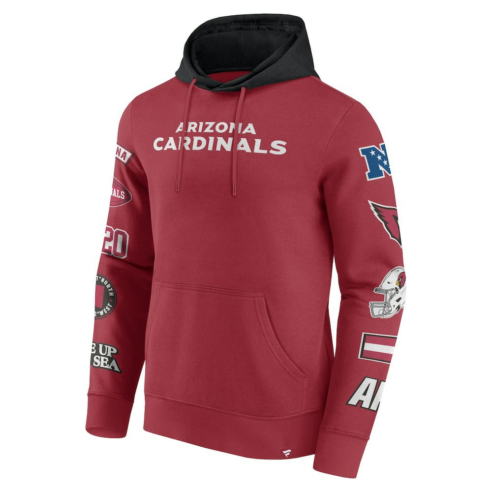 Arizona Cardinals Patched Out Pullover Hoodie | NFL Online
