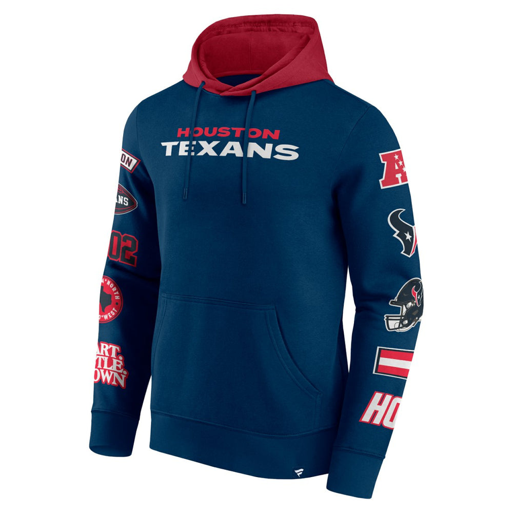 Houston Texans Patched Out Pullover Hoodie | NFL Sale
