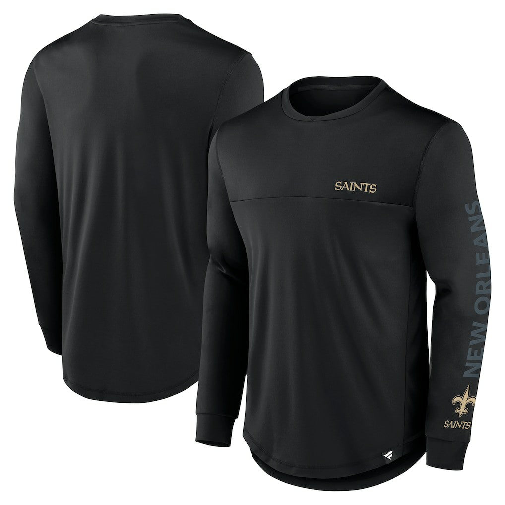 New Orleans Saints Blackout Long Sleeve T-Shirt | NFL US