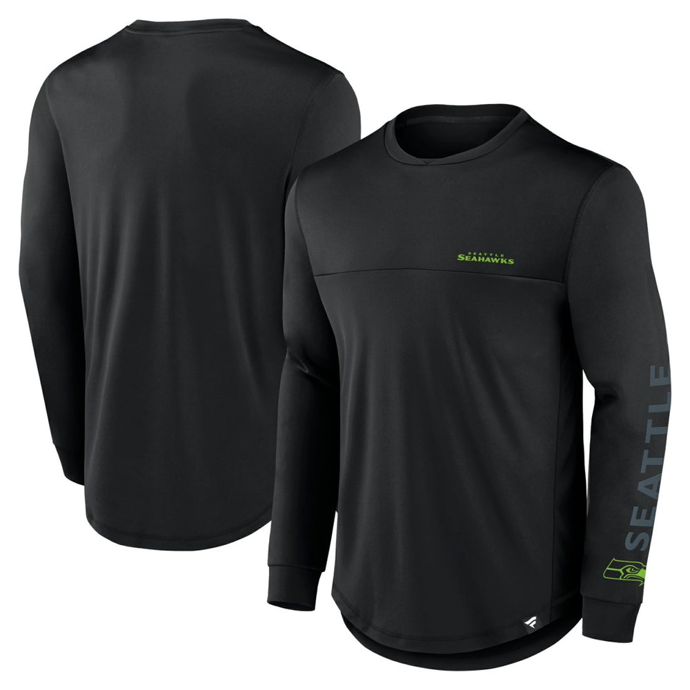 Seattle Seahawks Blackout Long Sleeve T-Shirt | NFL Outlet