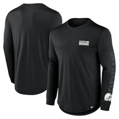Cleveland Browns Blackout Long Sleeve T-Shirt | NFL On sale