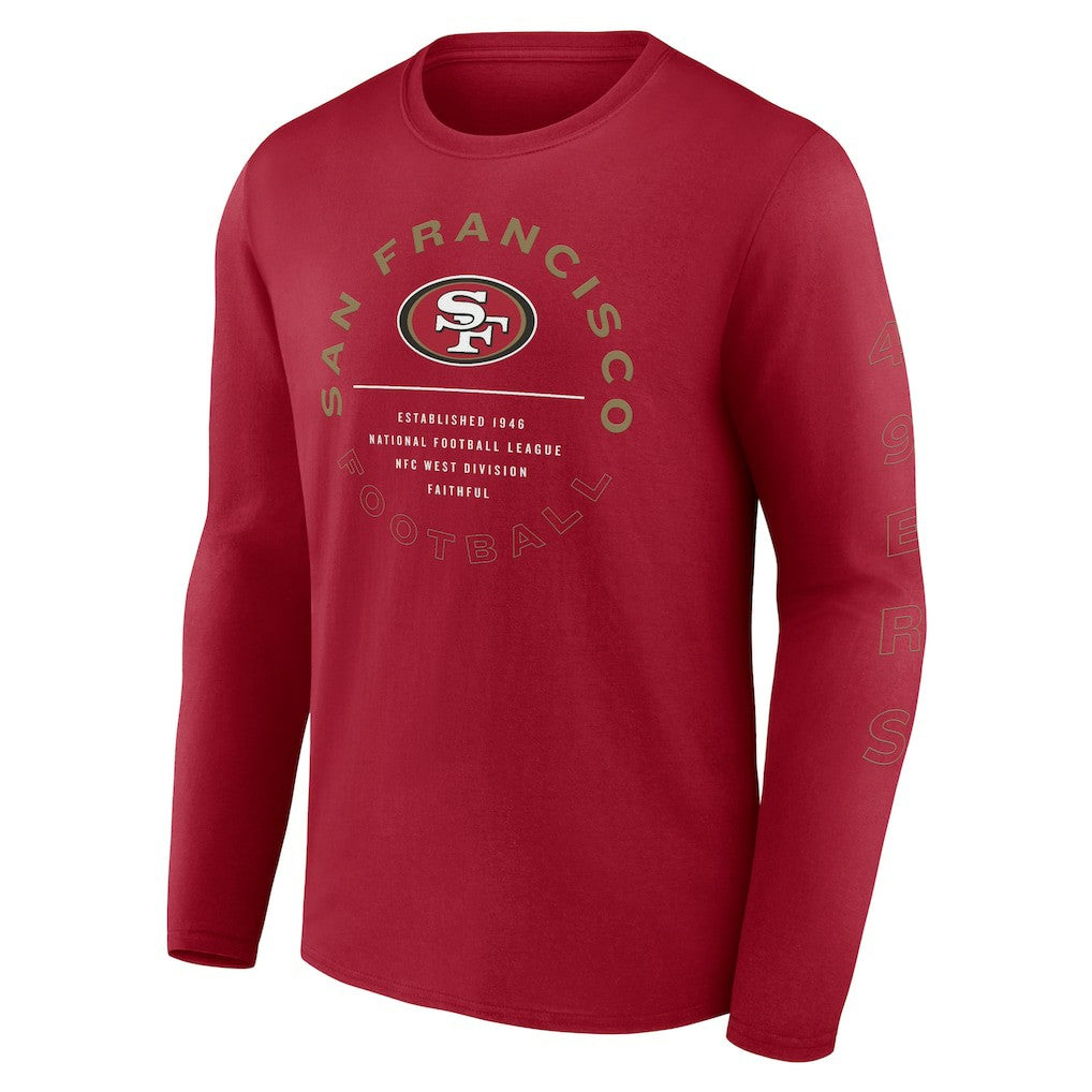 San Francisco 49ers Stat Sheet Long Sleeve T-Shirt | NFL New