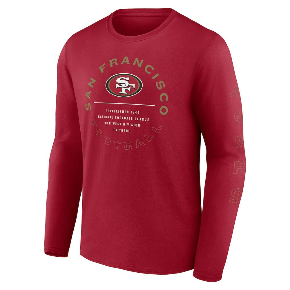 San Francisco 49ers Stat Sheet Long Sleeve T-Shirt | NFL New