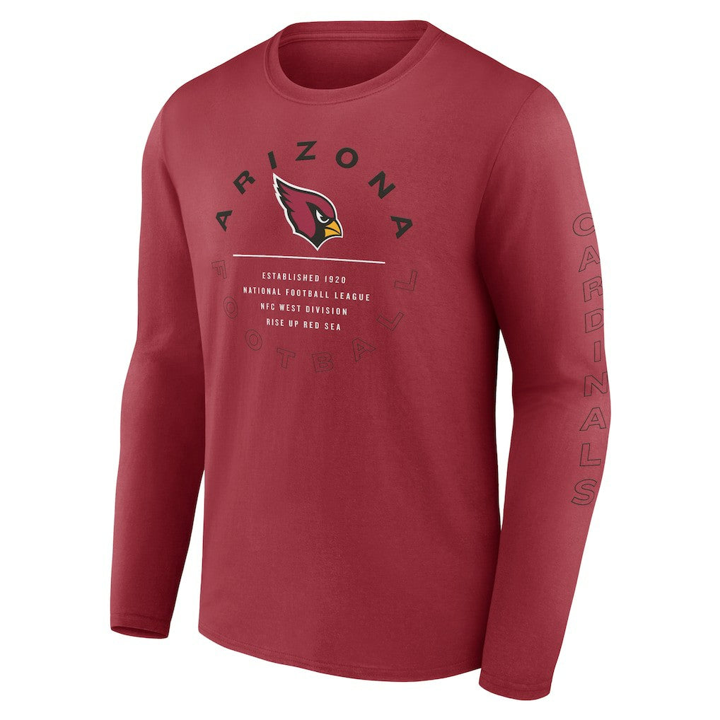 Arizona Cardinals Stat Sheet Long Sleeve T-Shirt | NFL New
