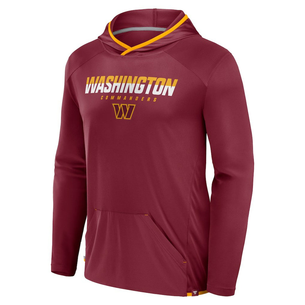 Washington Commanders Transitional Defender Hoodie Long Sleeve T-Shirt | NFL Outlet