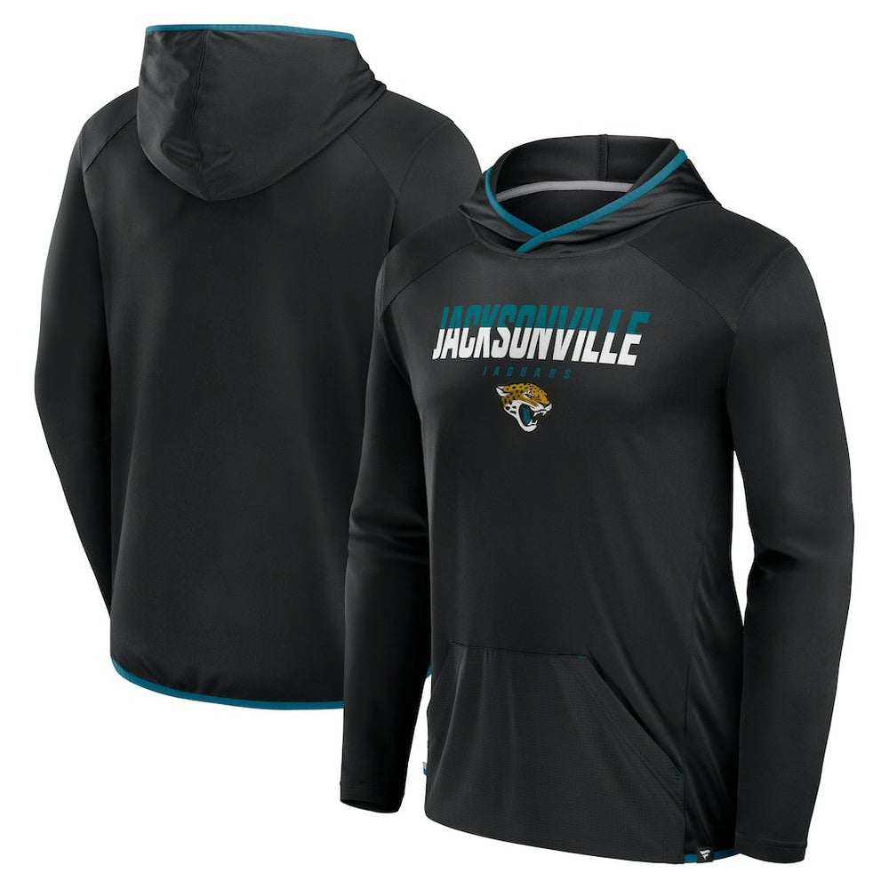 Jacksonville Jaguars Transitional Defender Hoodie Long Sleeve T-Shirt | NFL Hot