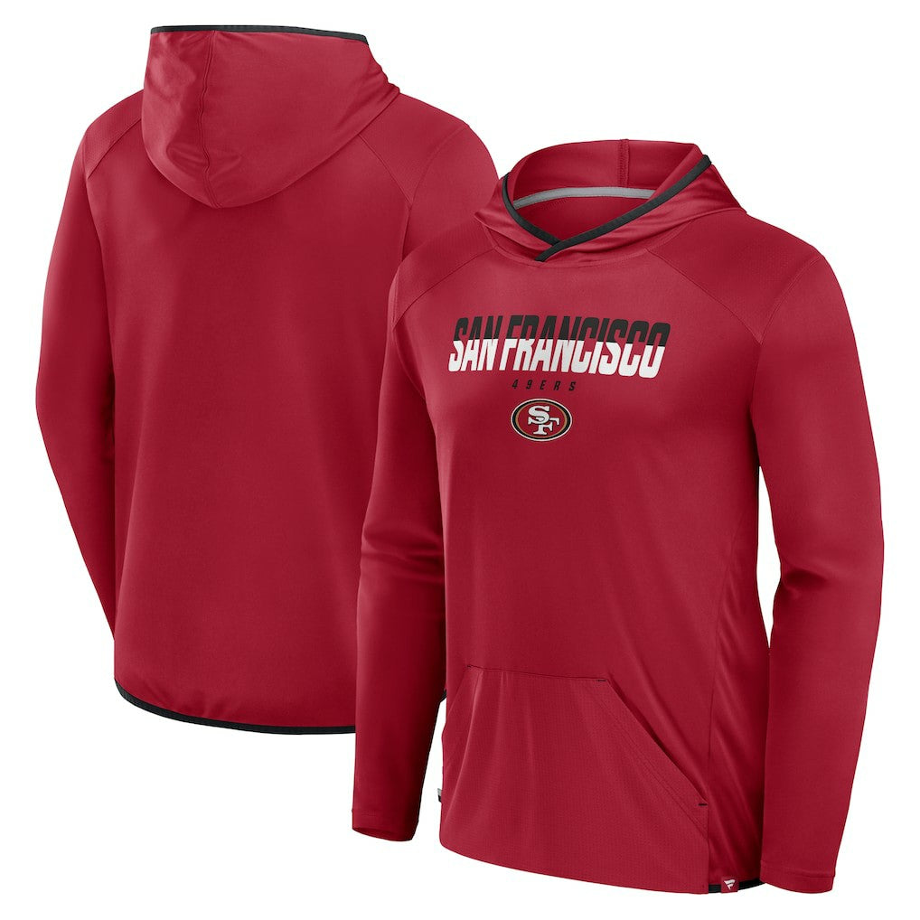 San Francisco 49ers Transitional Defender Hoodie Long Sleeve T-Shirt | NFL Discount