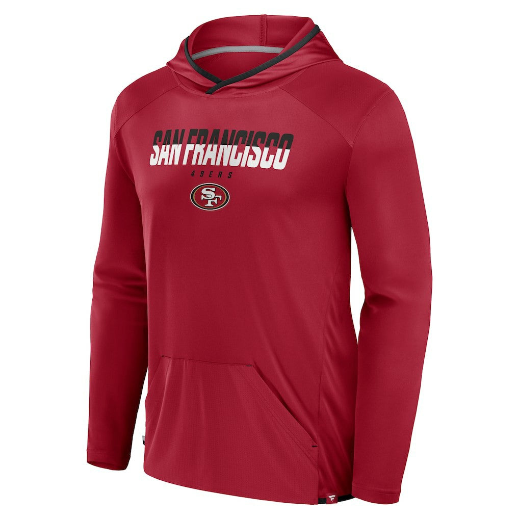 San Francisco 49ers Transitional Defender Hoodie Long Sleeve T-Shirt | NFL Discount