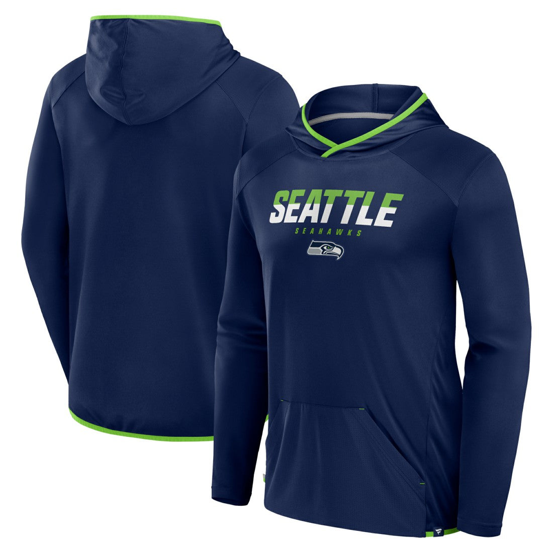 Seattle Seahawks Transitional Defender Hoodie Long Sleeve T-Shirt | NFL Outlet