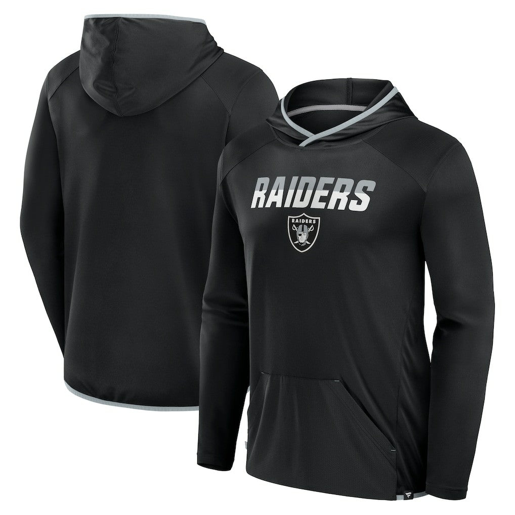 Las Vegas Raiders Transitional Defender Hoodie Long Sleeve T-Shirt | NFL Online