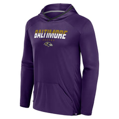 Baltimore Ravens Transitional Defender Hoodie Long Sleeve T-Shirt | NFL Discount