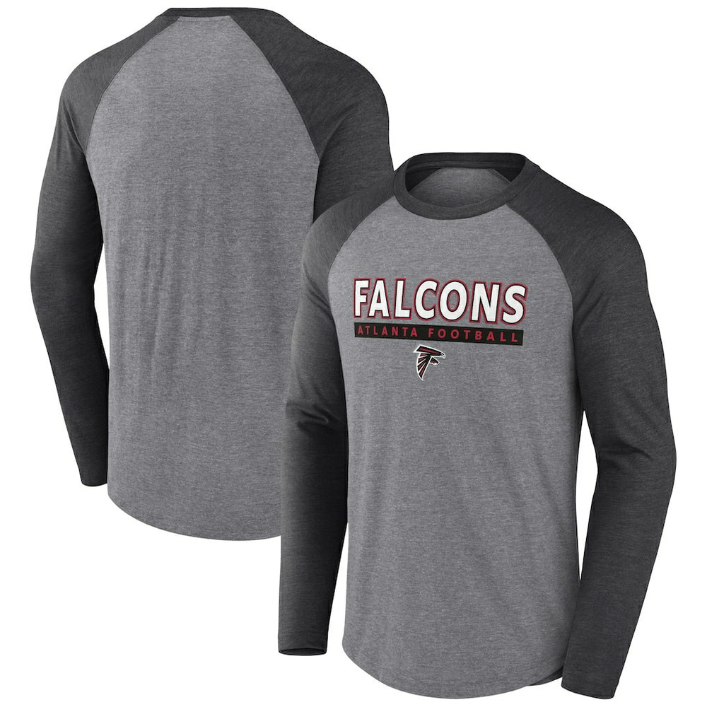 Atlanta Falcons Tri-Blend Raglan Long Sleeve T-Shirt | NFL Online