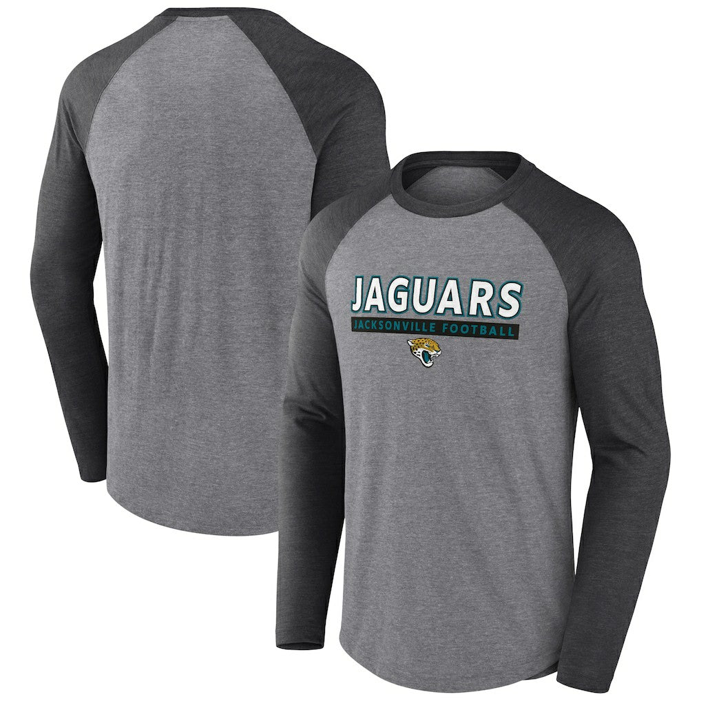 Jacksonville Jaguars Tri-Blend Raglan Long Sleeve T-Shirt | NFL US