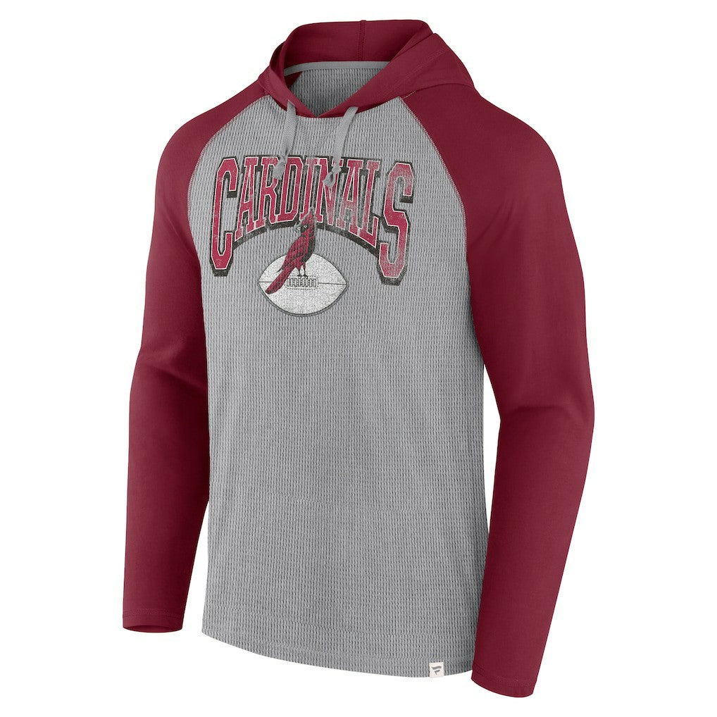 Arizona Cardinals Under Center Long Sleeve Hoodie T-Shirt | NFL New