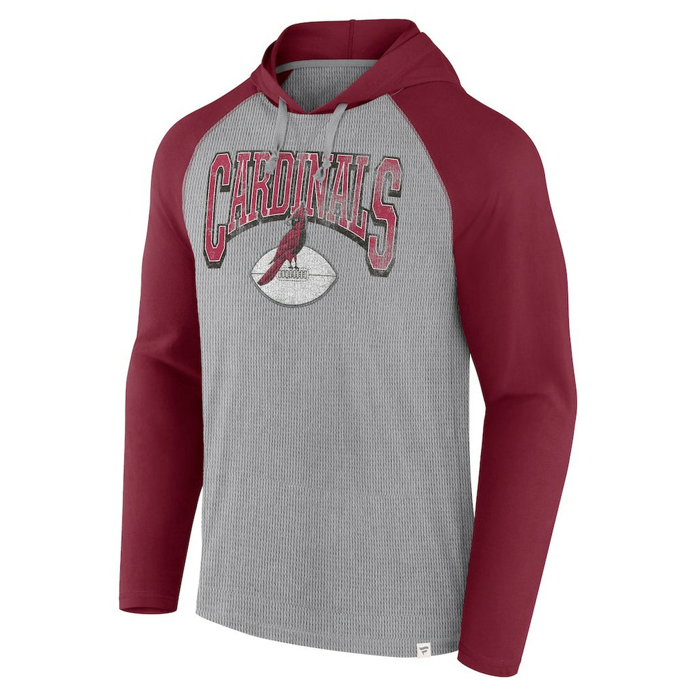 Arizona Cardinals Under Center Long Sleeve Hoodie T-Shirt | NFL New