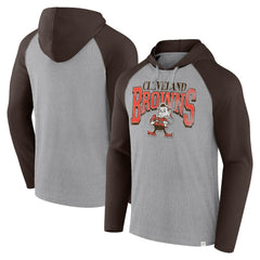 Cleveland Browns Under Center Long Sleeve Hoodie T-Shirt | NFL On sale