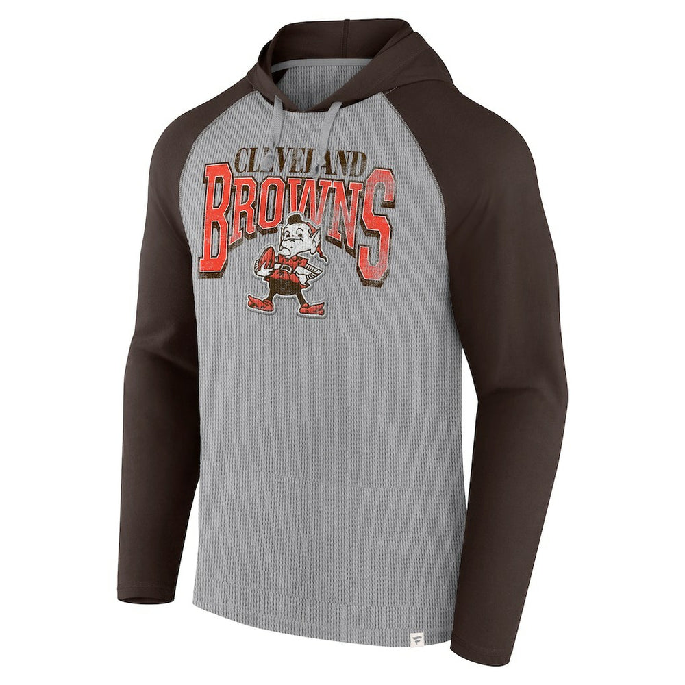 Cleveland Browns Under Center Long Sleeve Hoodie T-Shirt | NFL On sale