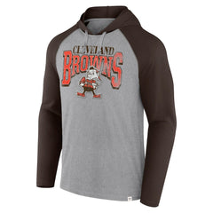 Cleveland Browns Under Center Long Sleeve Hoodie T-Shirt | NFL On sale