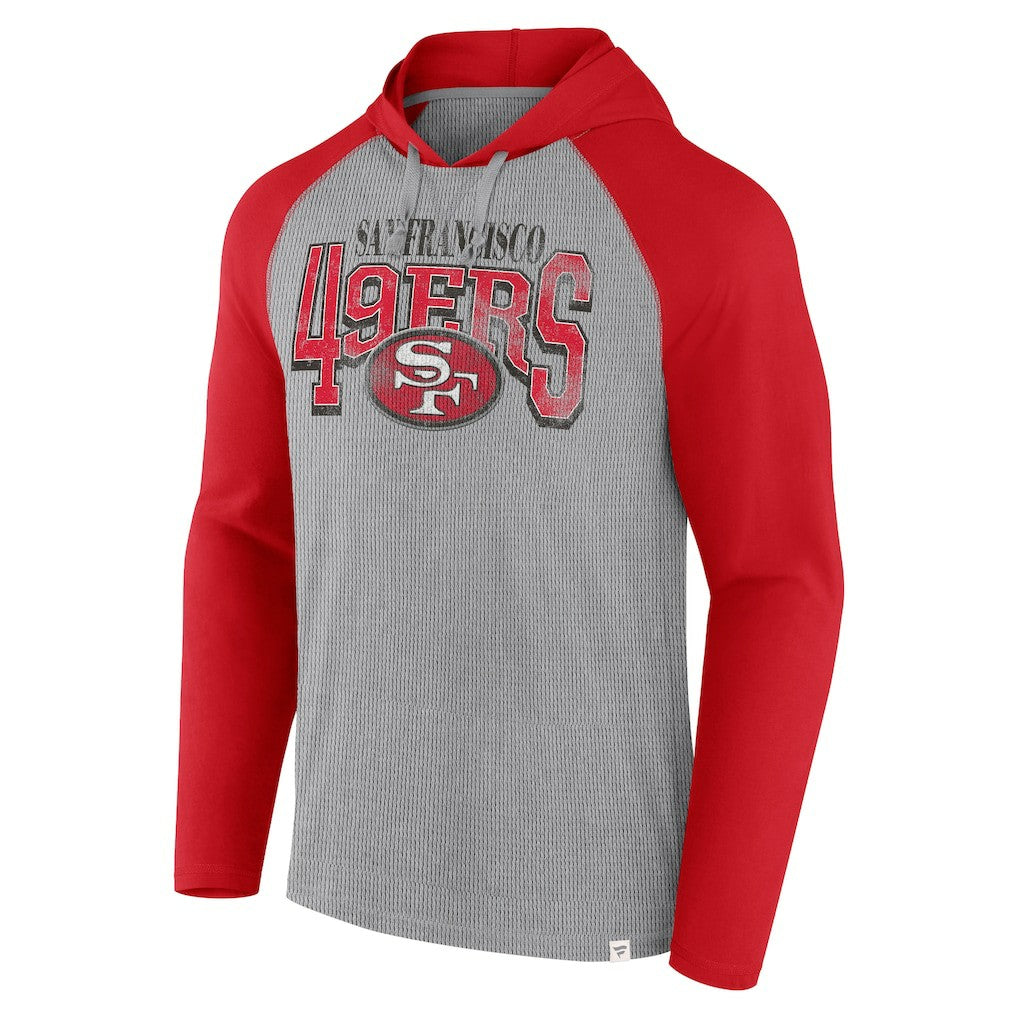 San Francisco 49ers Under Center Long Sleeve Hoodie T-Shirt | NFL Outlet