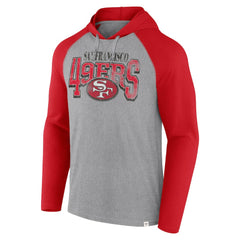 San Francisco 49ers Under Center Long Sleeve Hoodie T-Shirt | NFL Outlet