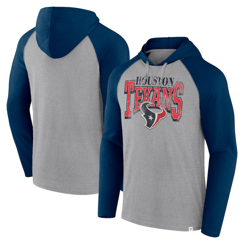 Houston Texans Under Center Long Sleeve Hoodie T-Shirt | NFL Online