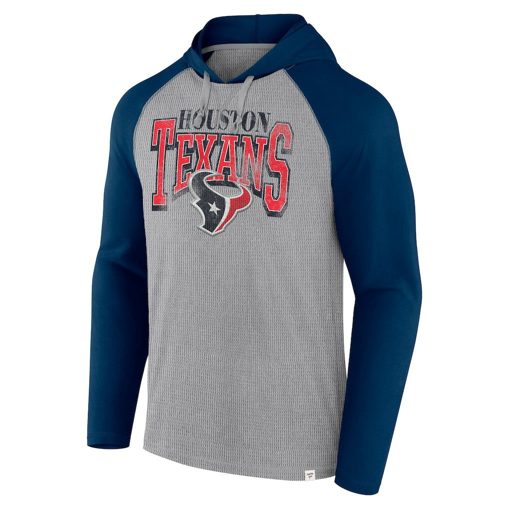 Houston Texans Under Center Long Sleeve Hoodie T-Shirt | NFL Online