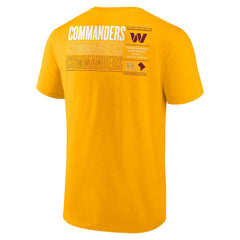 Washington Commanders Repeat Stats T-Shirt | NFL Outlet