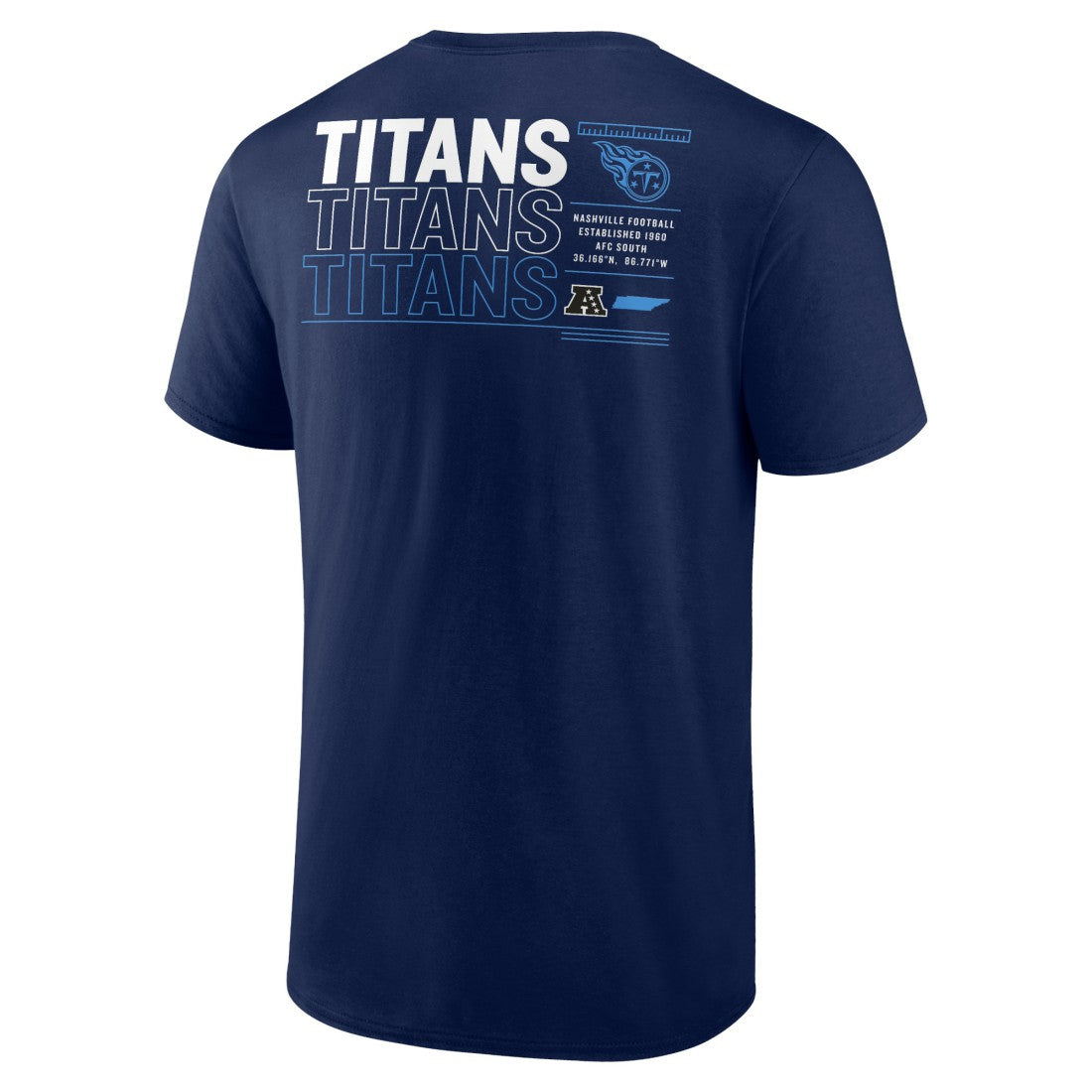 Tennessee Titans Repeat Stats T-Shirt | NFL New