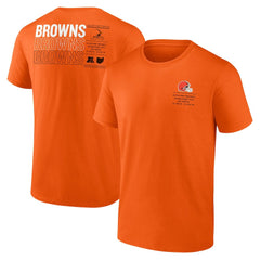 Cleveland Browns Repeat Stats T-Shirt | NFL Outlet