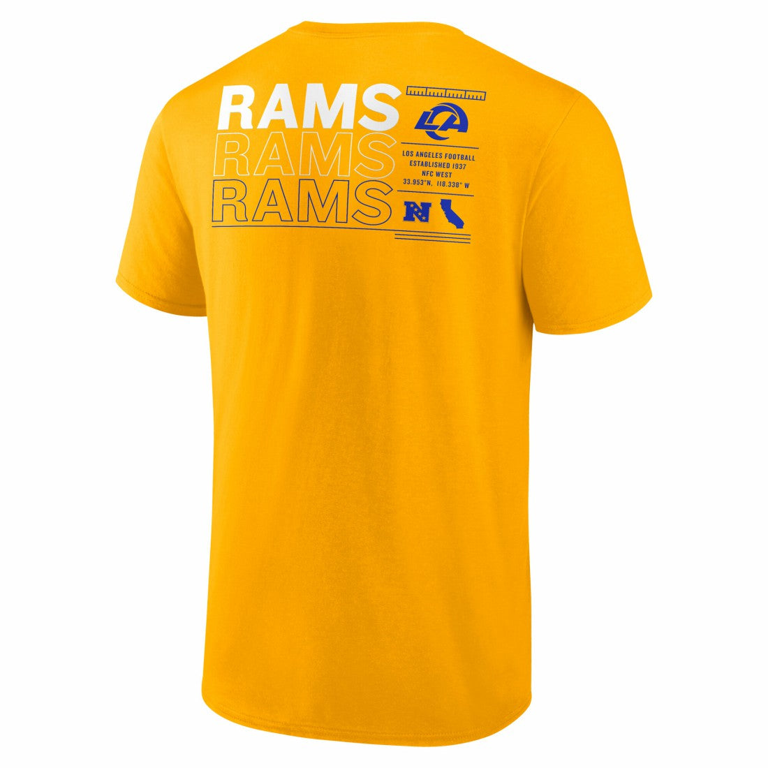 Los Angeles Rams Repeat Stats T-Shirt | NFL New