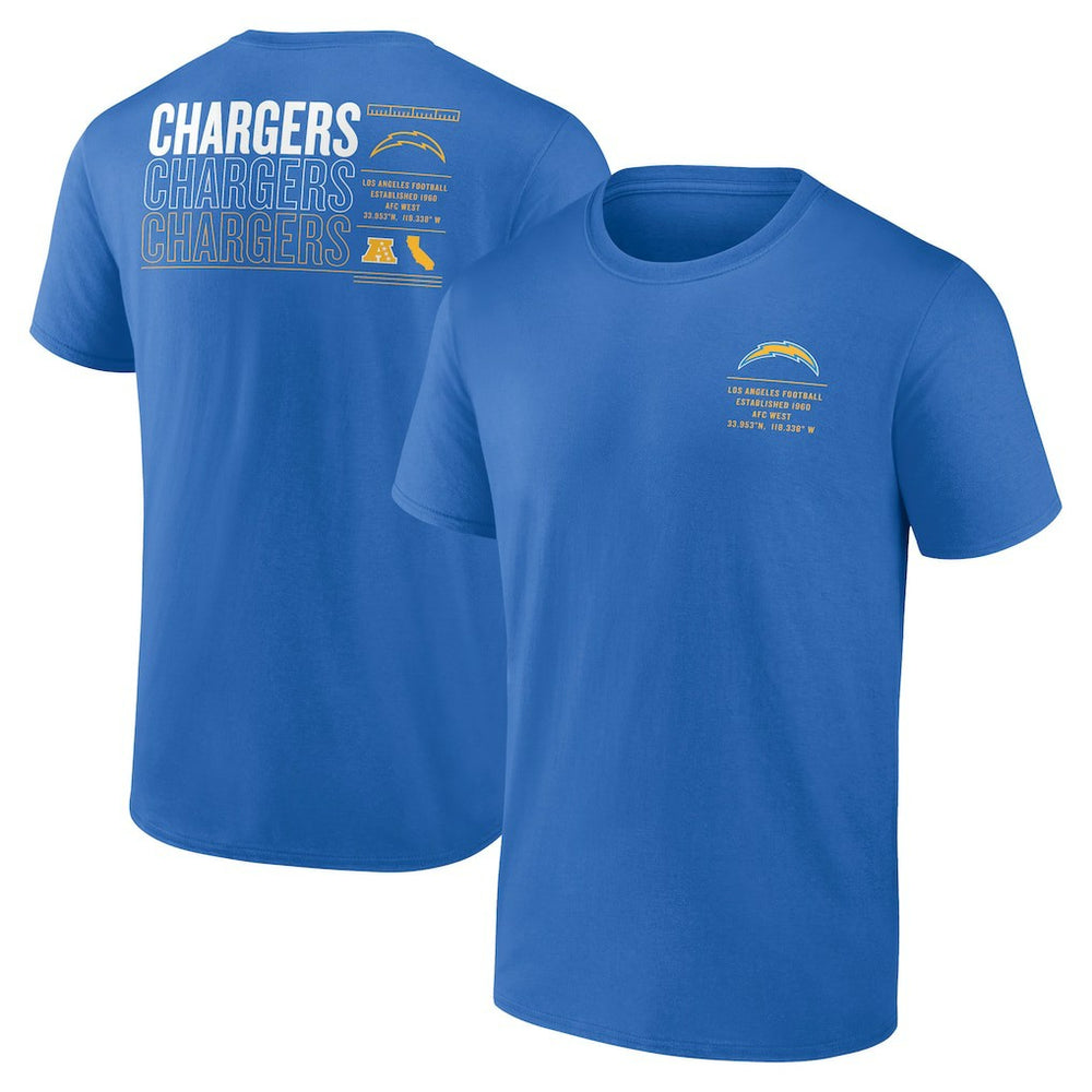 Los Angeles Chargers Repeat Stats T-Shirt | NFL Sale