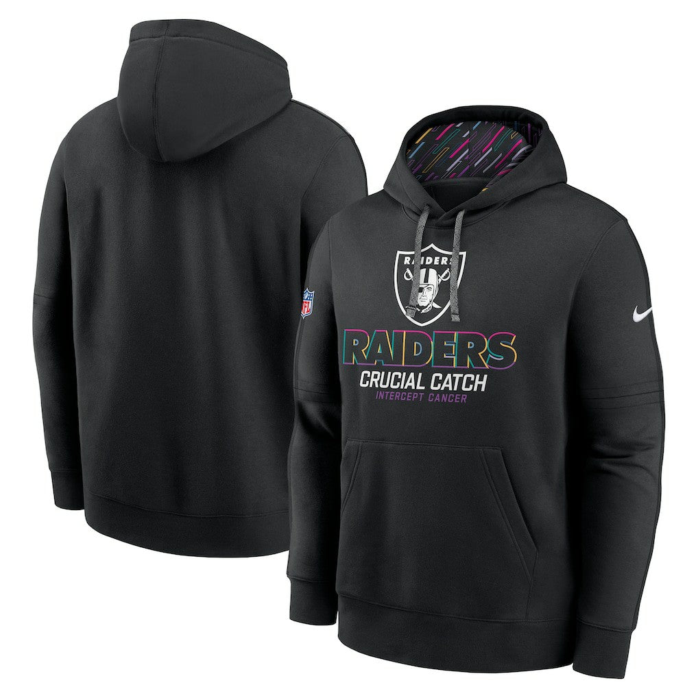 Las Vegas Raiders 2024 NFL Crucial Catch Club Pullover Hoodie | NFL Sale