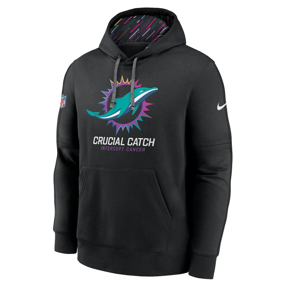 Miami Dolphins 2024 NFL Crucial Catch Club Pullover Hoodie | NFL New