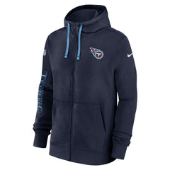 Tennessee Titans 2024 Sideline Club Full-Zip Hoodie | NFL On sale