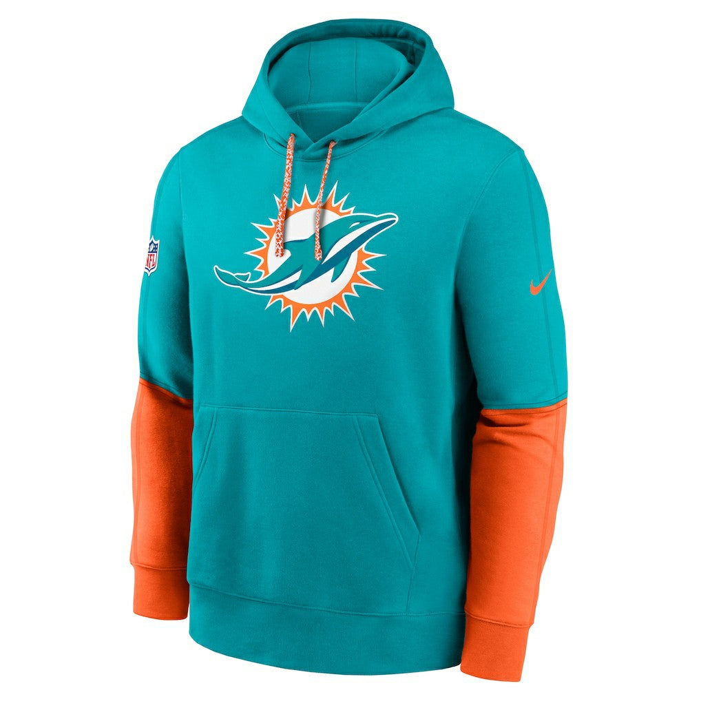 Miami Dolphins 2024 Sideline Club Pullover Hoodie | NFL Outlet
