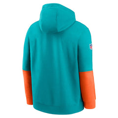 Miami Dolphins 2024 Sideline Club Pullover Hoodie | NFL Outlet