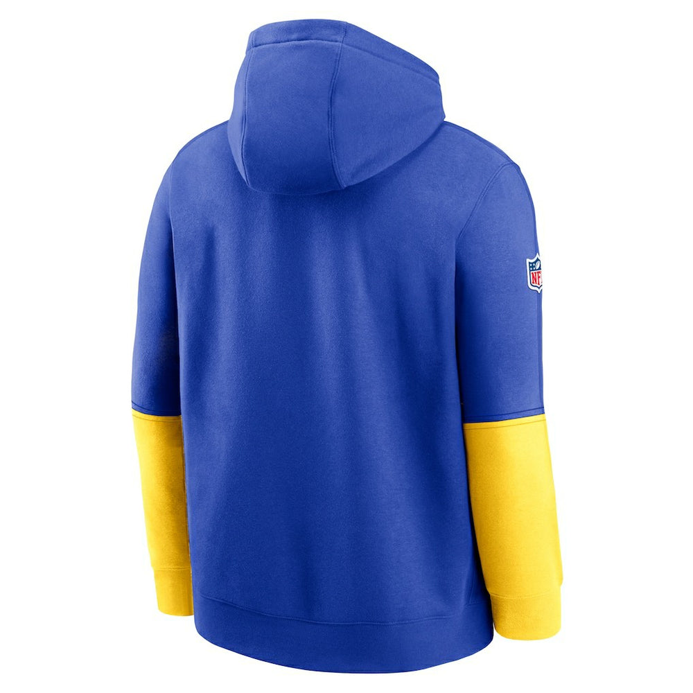 Los Angeles Rams 2024 Sideline Club Pullover Hoodie | NFL Online
